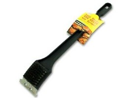 New Barbecue BBQ Grill Brush with Scraper - £5.45 GBP