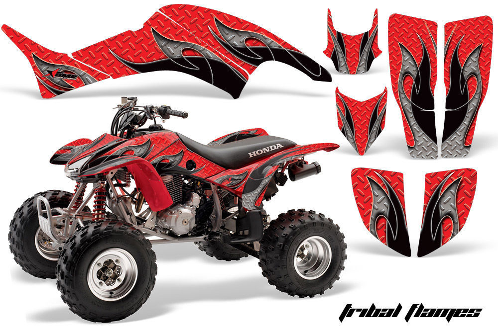 Atv Graphics Kit Decal Quad Sticker Wrap For Honda Trx400ex 1999 2007