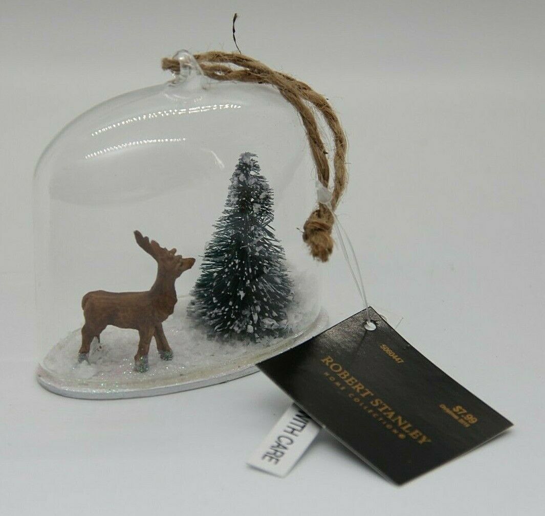Robert Stanley Home Collection Ornament Reindeer Snow Tree (5060447