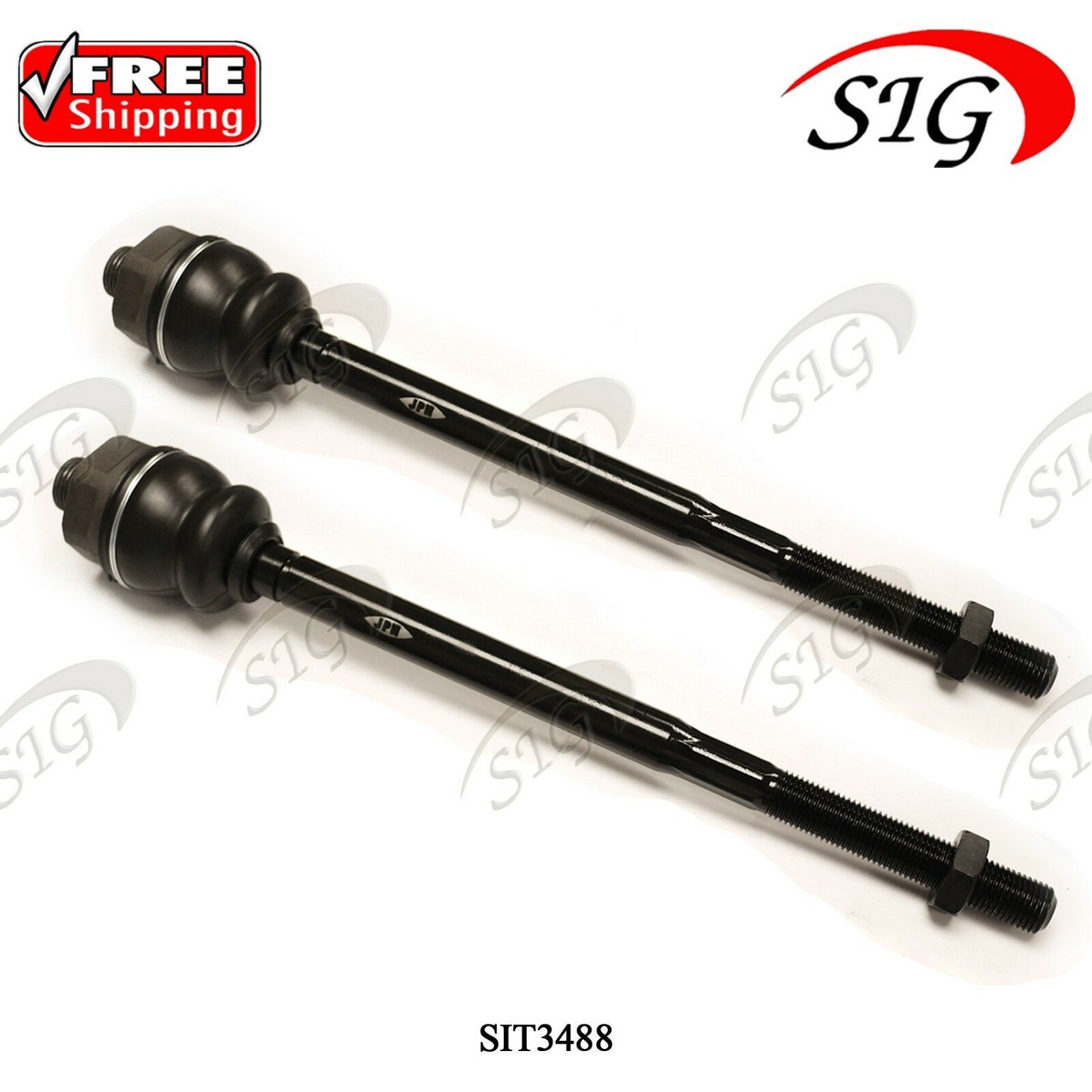Front Left LH & Right RH Inner Tie Rod Ends for GMC Sierra 3500 2001