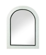Nikki Chu White Arched Wall Mirror with Black Trim - $137.65