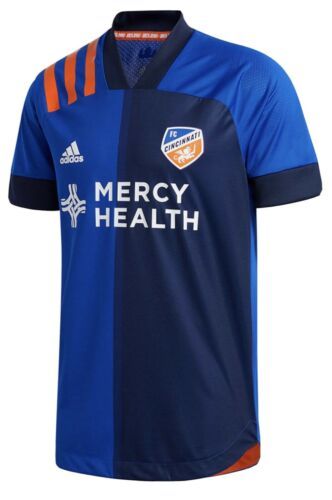 Primary image for Adidas FC Cincinnati  Authentic Home Soccer Jersey New! 2020-21MLS
