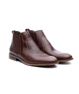 chelsea boots men, brown boots men, mens dress boots, brown leather shoes, chels - $179.99