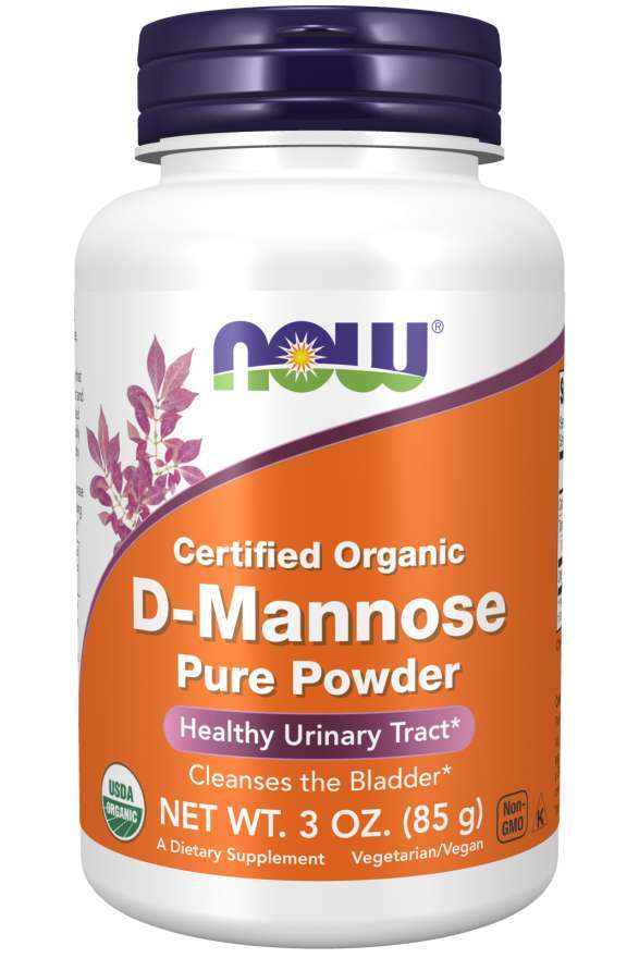 Now Foods D-Mannose Powder 2000mg 3oz Healthy Urinary Tract Kosher Organic
