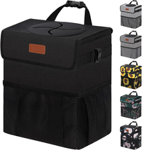 Car Trash Can for Car Cute, Car Trash Bag Bin Hanging Waterproof Automotive Car