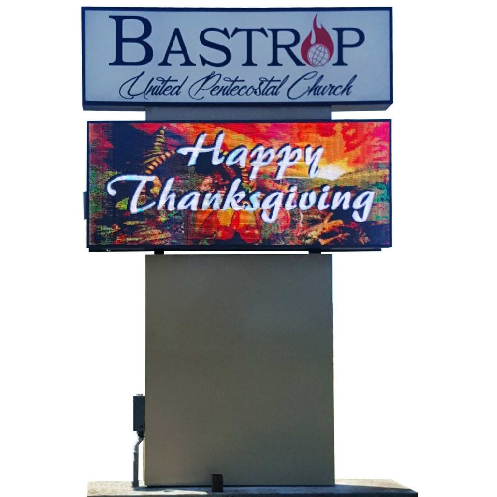 Programmable Outdoor Full Color Led Sign 3 X 6 40 X 72 P16 Mm Led