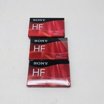 Lot Of 3 Sony Hf 90 Minute Blank Audio Cassette Tapes Normal Bias - F - $10.39