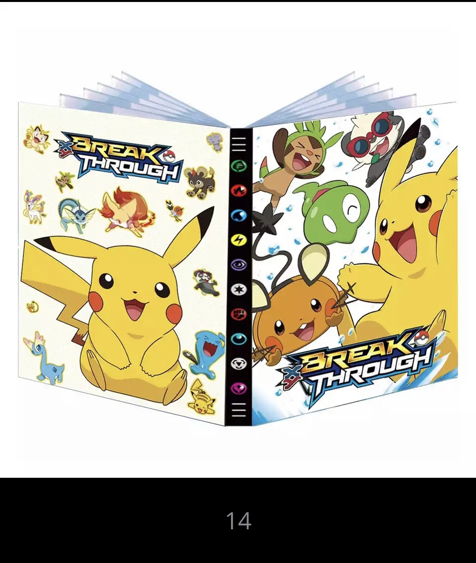 Pokemon 432 Card Album Book Anime Map Game Pokémon cards Cartoon 9 ...