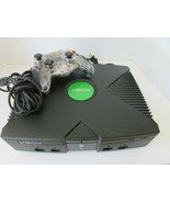 XBOX VIDEO GAME CONSOLE WITH WIRE &amp; MAD CATZ CONTROLLER - £109.04 GBP