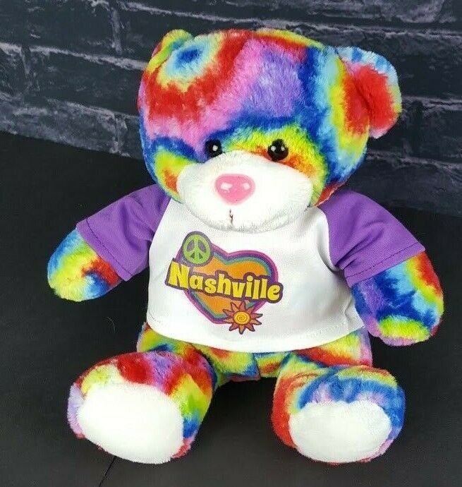 tie dye teddy bear