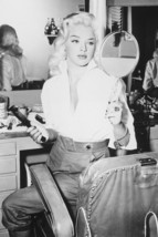 Diana Dors Looking in Mirror Dressing Room 24x18 Poster - $23.99