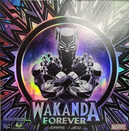 Marvel Wakanda Forever Black Panther Dice Rolling Family Board Game - NEW sealed