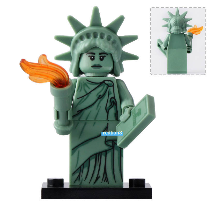 Lady Liberty (Statue of Liberty) Collectible Series 6 Lego Compatible Minifigure Building Toy