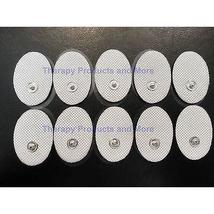 Small Massage Pads / Electrodes Oval Shaped (20) For Iq Sunmas Digital Massager - $19.97
