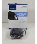 Insignia- Silicone Case for Samsung Buds Live and Samsung Buds Pro - Black - $16.34