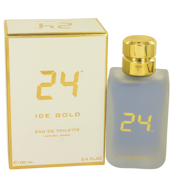 24 Ice Gold Eau De Toilette Spray 3.4 Oz For Men