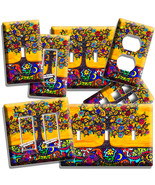 MEXICAN TREE OF LIFE FOLK ART LIGHT SWITCH OUTLET WALL PLATE ROOM HOUSE ... - $11.99+