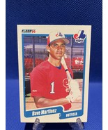 Dave Martinez # 353 1990 Fleer Baseball Card  - $10.00