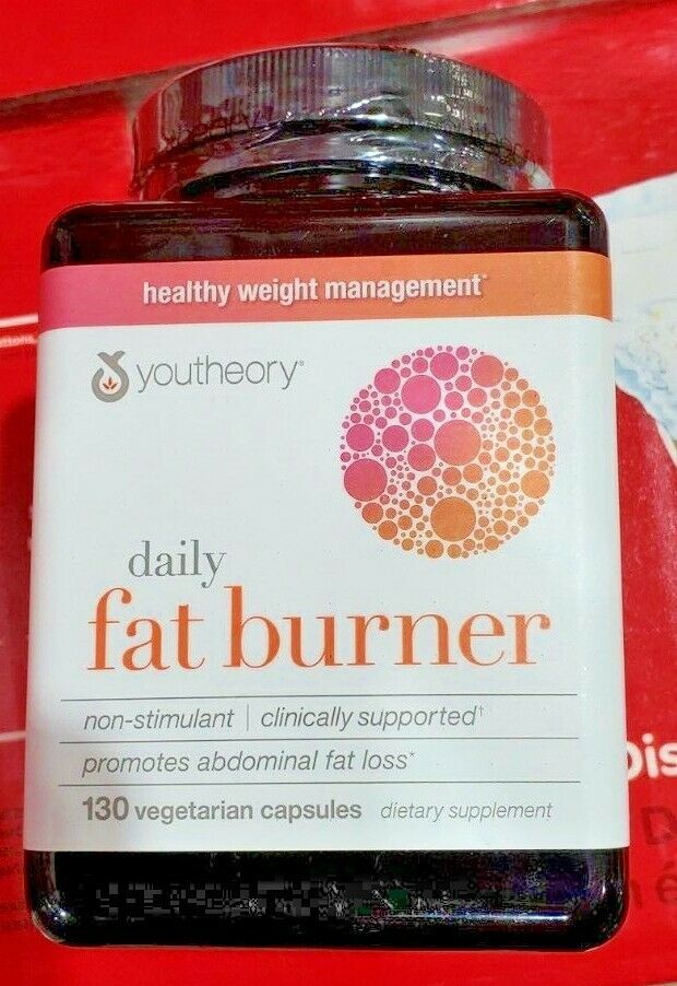YOUTHEORY DAILY FAT BURNER, 130 VEGETARIAN CAPSULES Vitamins