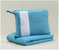 Kashwere Travel Throw Blanket - Aquarelle Blue - $89.00