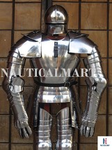 Gothic ReenactmNauticalMart Gothic Full Suit of Armor Reenactment Functional LAR image 2