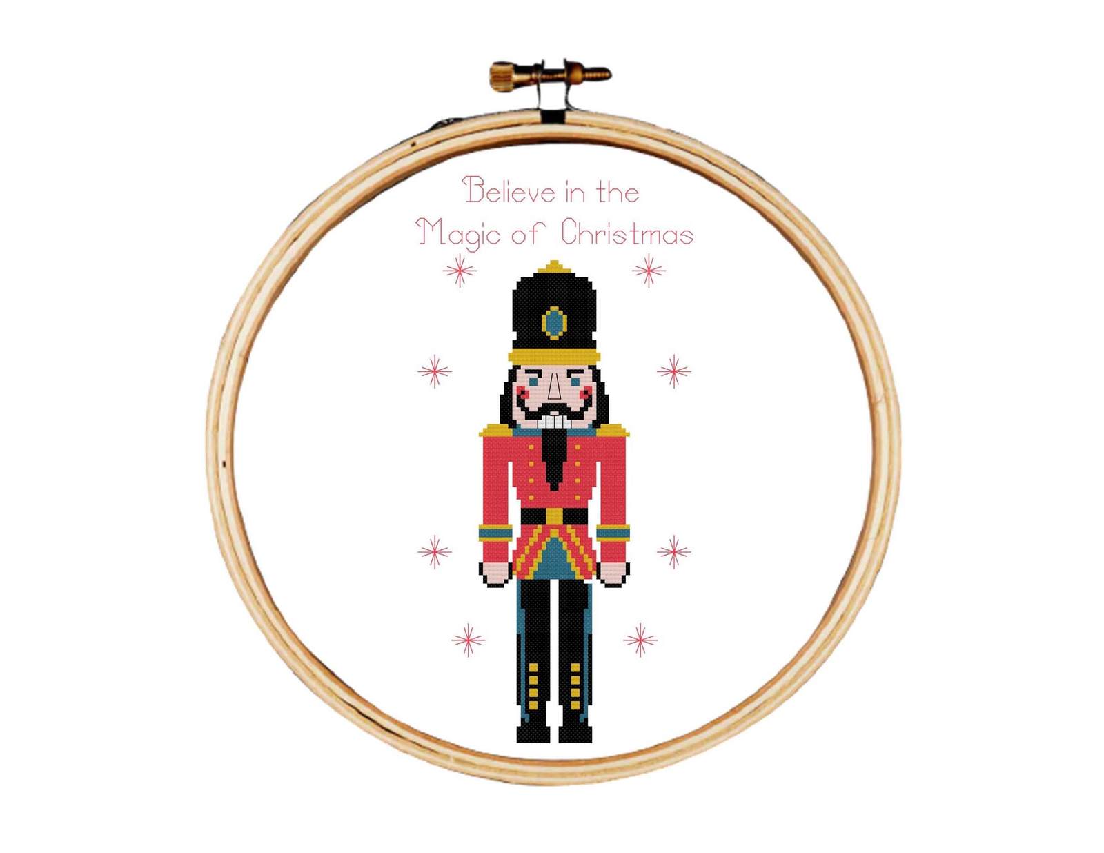 Nutcracker cross stitch pattern, The Christmas Nutcracker cross stitch pattern Digital Goods