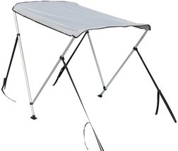 Portable Bimini Top Cover Canopy For Inflatable Kayak Canoe Boat (2 bow) image 2