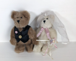 Gen Yoo Wine Boyds T.J. Bear 'Best Dressed' Mr & Mrs Dooright wedding couple 2 - $19.79
