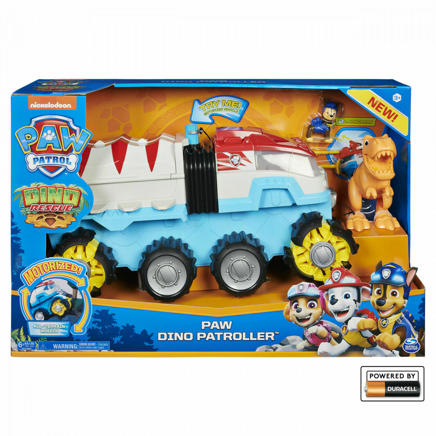 paw patrol motorized chase