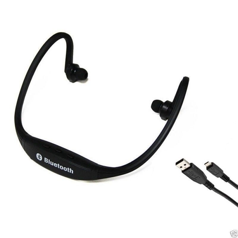 NEW WIRELESS HEADSET EARPHONE STEREO SPORTS GYM HEADPHONES BLUETOOTH