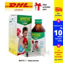 2 X APPETON Multivitamin Lysine (Syrup) Dietary Supplement For Children ... - $75.48