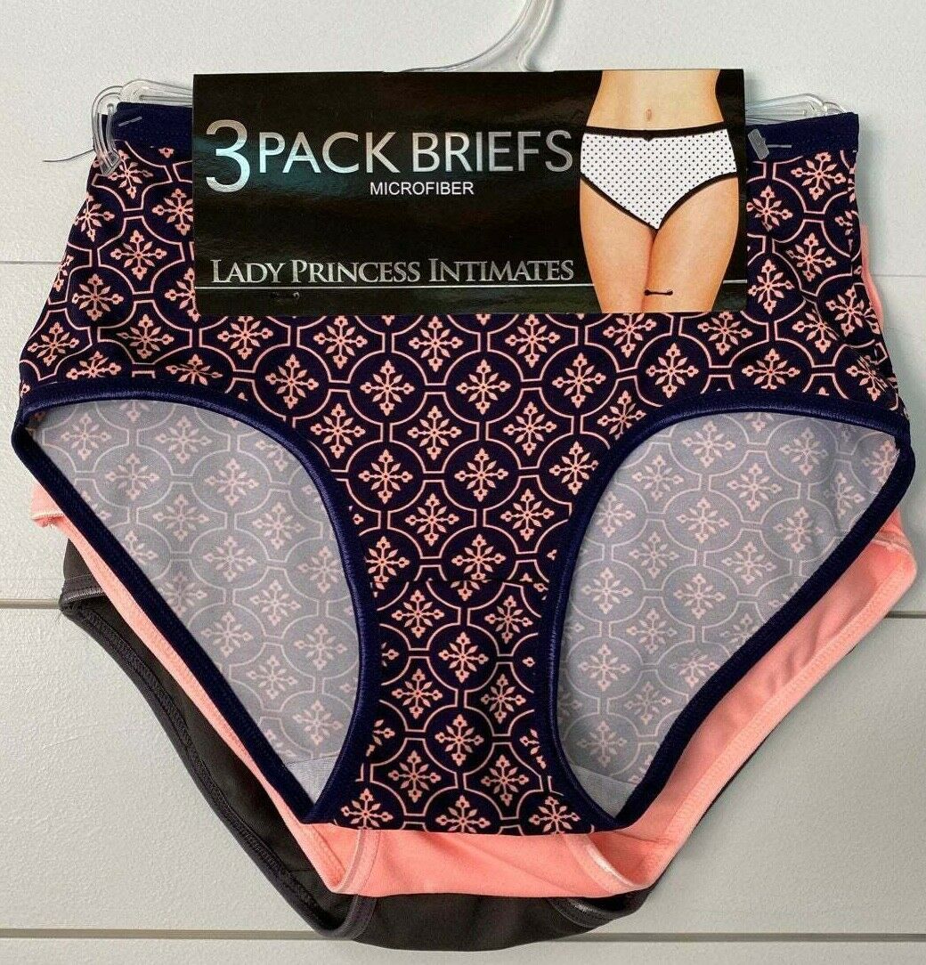 Lady Princess Microfiber Panties Briefs Ladies S 3prs Panties