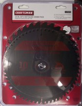 Craftsman 37676 10" x 32 Tooth & 60 Tooth Carbide Saw Blades - $27.72