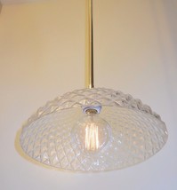 Polished Nickel Mini Pendant Light Progress Lighting Hall Bedroom - $66.76