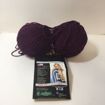 11 Ounces With Love Yarn Red Heart Grape Jam Worsted Weight Acrylic Purple - $11.64