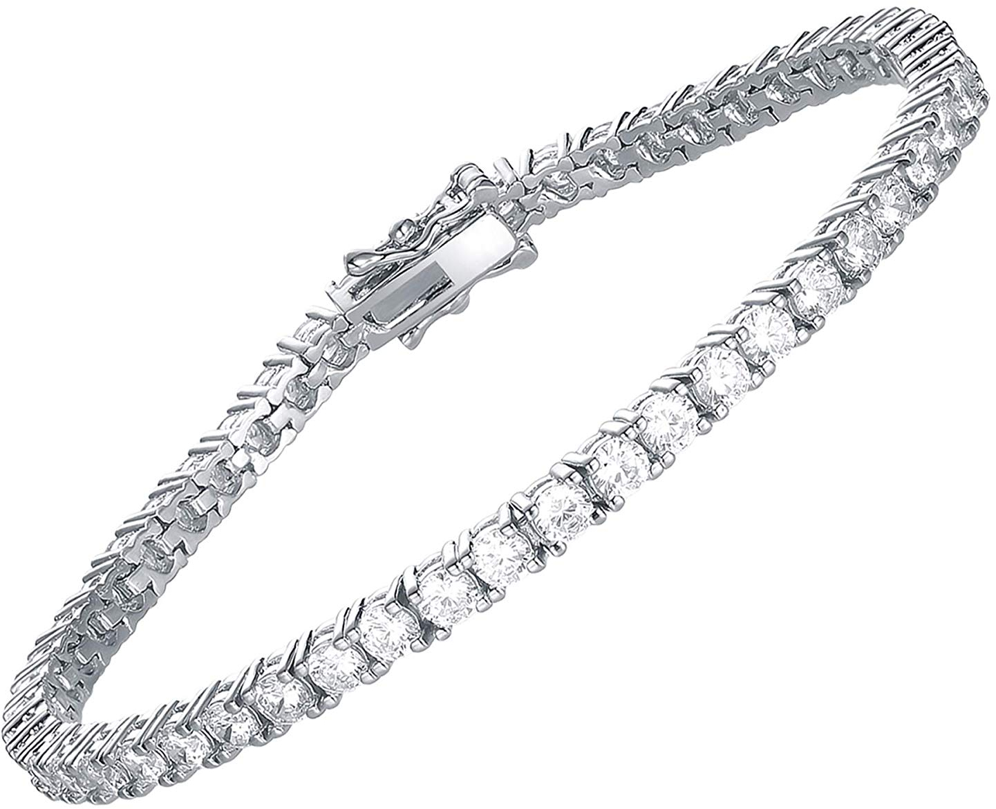 SHKA Tennis Bracelet with Swarovski Elements Crystal Jewelry Lady