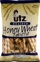 Utz Honey Wheat Braided Twist Pretzels 14 oz. Bag - $30.68+