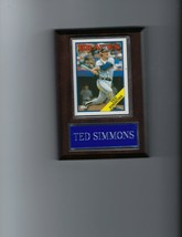 Ted Simmons Plaque Baseball Atlanta Braves Mlb C - $1.97