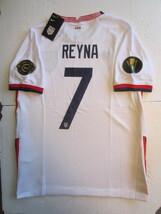 Giovanni Reyna #7 USA USMNT 2021 Gold Cup Stadium White Home Soccer Jersey - $80.00