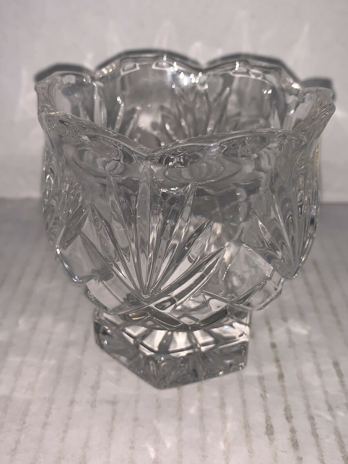 Noritake Crystal Hampton Hall Collection Votive Holder 908/777 Candle