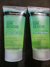 2 Neutrogena Sun Rescue After Sun Relief Gel 3 oz 09/2023 (K9) - $15.00