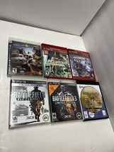 PS3 Game Lot Of 6 - Uncharted, Battlefield, Modern Warfare, Motor Storm - $19.79