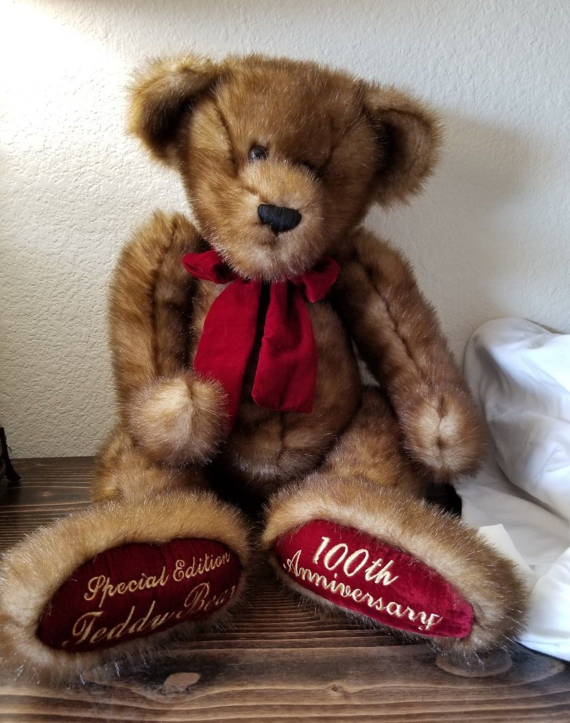 collector's edition 100th anniversary teddy bear