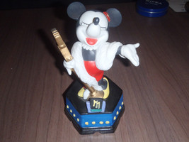 Extremely Rare! Walt Disney Minnie Mouse Music Box Figurine Statue - $127.49