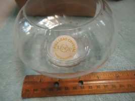 Vintage LENOX Crystal Illuminations Lead Crystal Tea Light Holder, NEW i... - $12.03