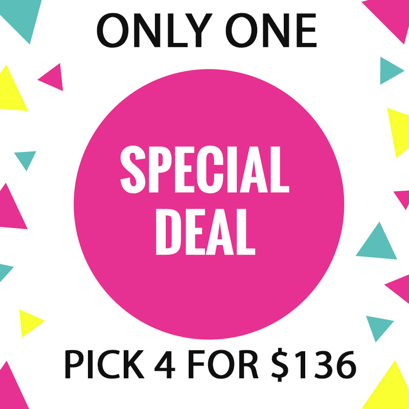 WED - THURS FLASH SALE! PICK ANY 4 FOR $136 BEST OFFERS DISCOUNT