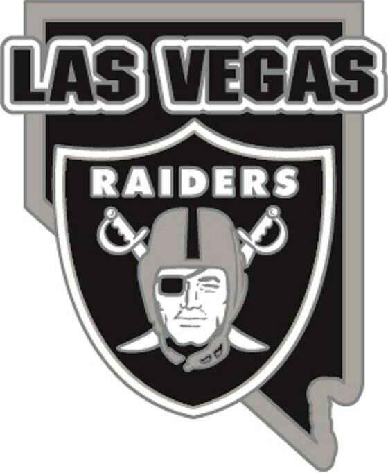 Las Vegas Raiders State Shape Logo New NFL Collector Football Hat Lapel ...