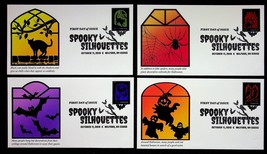 Spooky Silhouettes 2019 Fleetwood Lot Of 4 First Day Covers Forever Stamps - $8.95