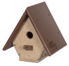 A-FRAME WREN HANGING BIRDHOUSE - 100% Recycled Weatherproof Poly Amish H... - $46.97+