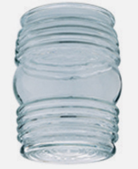 Westinghouse LAMP SHADE Jelly Jar Shape Clear Glass Retro 4.5 H 1 pk 85617 NEW!